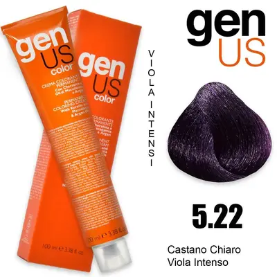Crema Colorante Permanente Genus 100 Ml 5.22