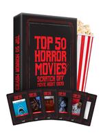 Top 50 Horror Movie Scratch Off Movie Night Cards by Palettes and Prints - Horror Movie Gift for Horror Movie Lovers - Card G...