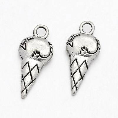 Ice Cream Tibetan Style Alloy Pendants