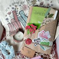 Bookish Gift Box - A blind date with a book & Self care Goodies book lover bundle