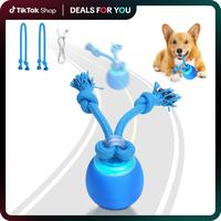【Shipped from USA】Outdoorfun Interactive Dog Toys Ball,Dog enrichment toy,Motion Activated Rolling Squeaky Ball for Small...