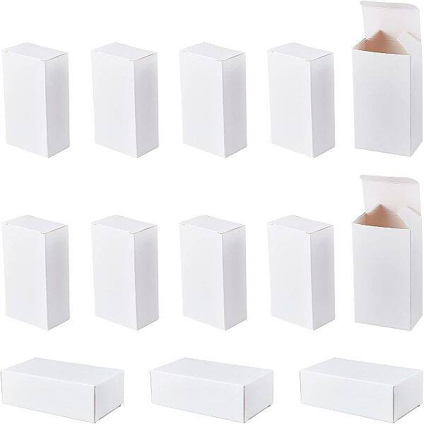 50 Pcs 3.5x5.2x9.5cm Fold Cardboard Gift Boxes