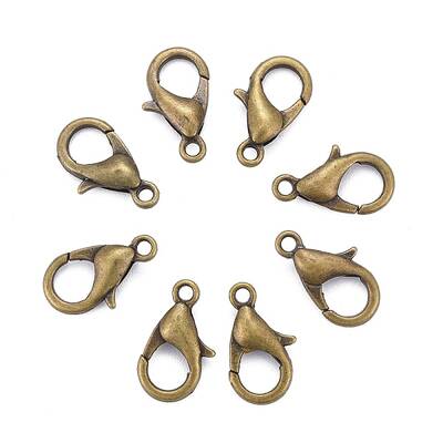 Zinc Alloy Lobster Claw Clasps