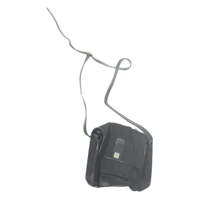 NINA RICCI Womens Crossbody Bag Black Leather 90s