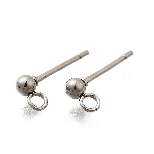 201 Stainless Steel Stud Earring Findings