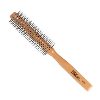 Eurostil Wood Hair Brush Nylon Bristle Ball 15mm 1pc