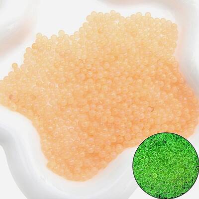Luminous Transparent Glass Beads