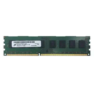 Micron MT16JTF51264AZ-1G4D1 | 4GB DDR3-1333MHz PC3-10600 Non-ECC Unbuffered UDIMM CL9 2Rx8 1.5V 240-Pin Memory Module