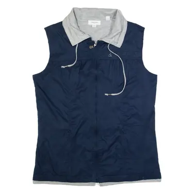 CALVIN KLEIN GOLF Womens Gilet Blue UK 16