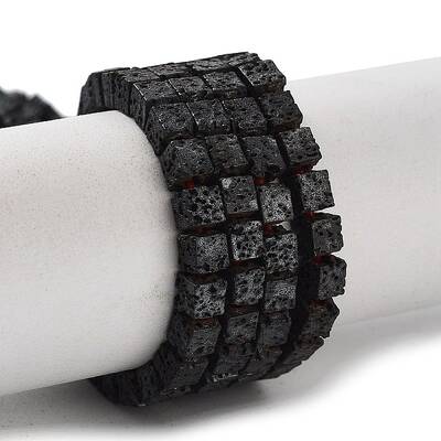 Natural Lava Rock Beads Strands