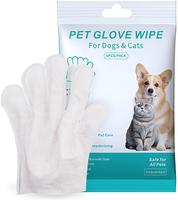 Dog mother day Grooming wipes, Cleaning & Deodorizing Grooming Gloves, Nourish Fur Glove Wipes for Daily Care and Traveling, ...
