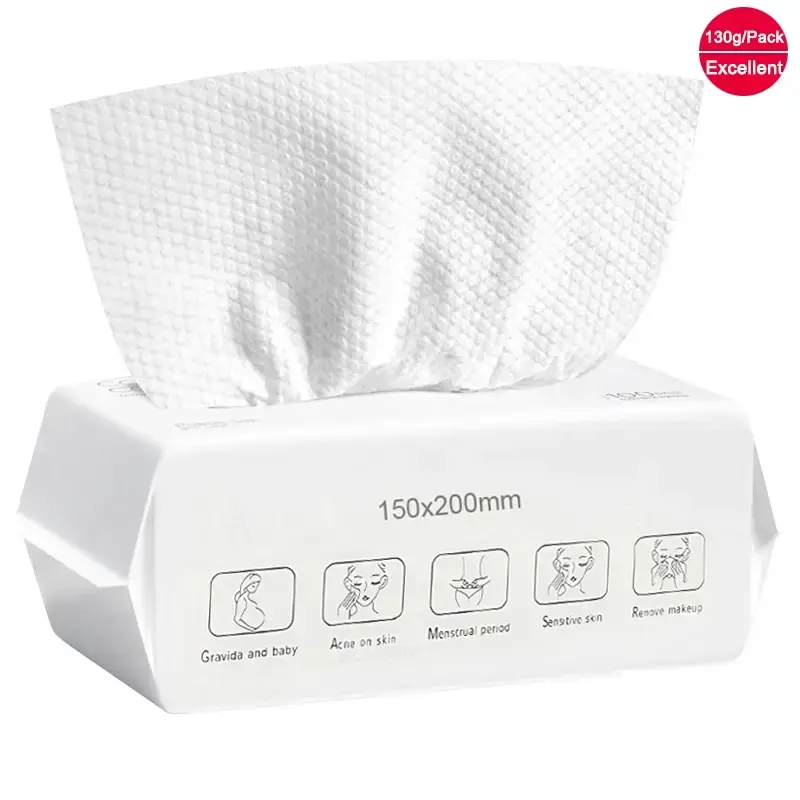 Disposable Face Towel, 1/2/4/6/8/10 Packs Soft Multi-purpose Facial Dry Wipe for Skin Care & Makeup Removal, Household Items ...