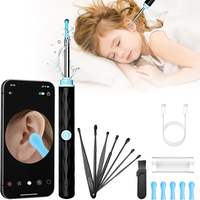 [FORNEYCA] Ear Cleaner with Ear Camera, Earwax Remover Picker with 5 Replacement Tips Ear Pick with 6 LED Light , Support iPh...
