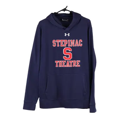 Stepinac Theatre Under Armour Hoodie - Large Blue Cotton Blend