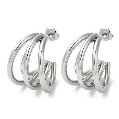 Non-Tarnish 304 Stainless Steel Stud Earrings