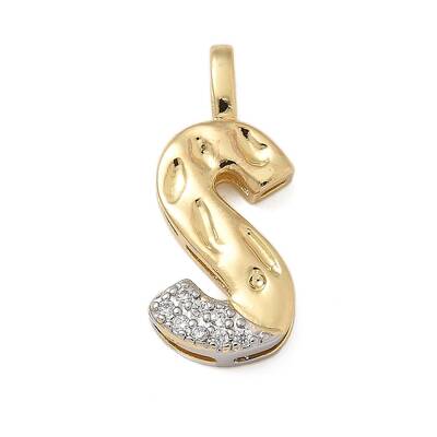Brass Micro Pave Cubic Zirconia Pendants