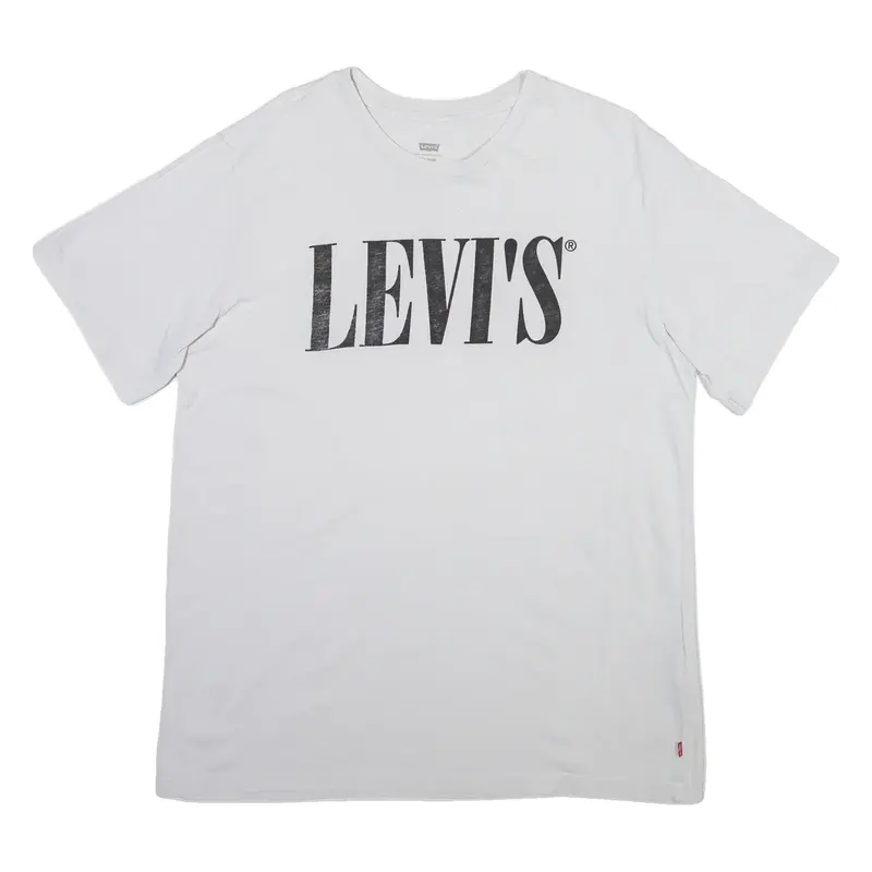 LEVI'S Mens T-Shirt White L