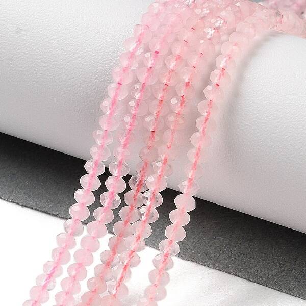 Natural Rose Quartz Beads Strands