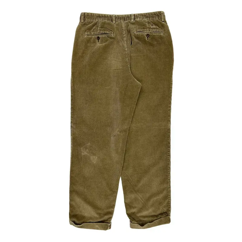 Tommy Hilfiger Cord Trousers - 32? Waist Khaki Cotton Blend | Size: 32″ waist