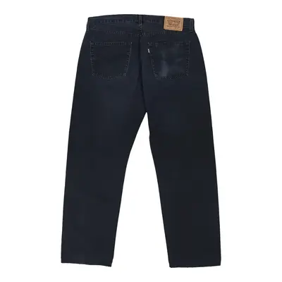 551 White Tab Levis Trousers - 38W 31L Navy Cotton