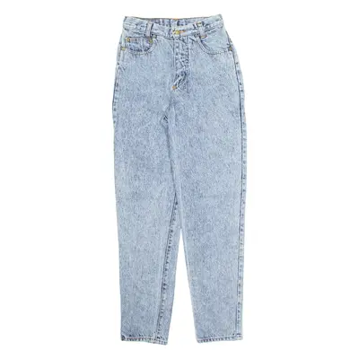 LOIS Womens Jeans Blue Regular Tapered 90s Acid Wash W24 L30
