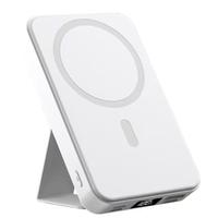 Magnetic Battery, 10,000mAh Foldable Wireless Portable Charger, 20W USB-C Power Delivery Power Bank with Stand, Magsafe-Compa...