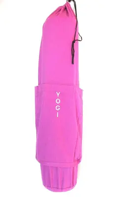 Yoga Bag - OMSutra Slogan Mat Bag | color: Pink | Slogan: Truth - Drawstring