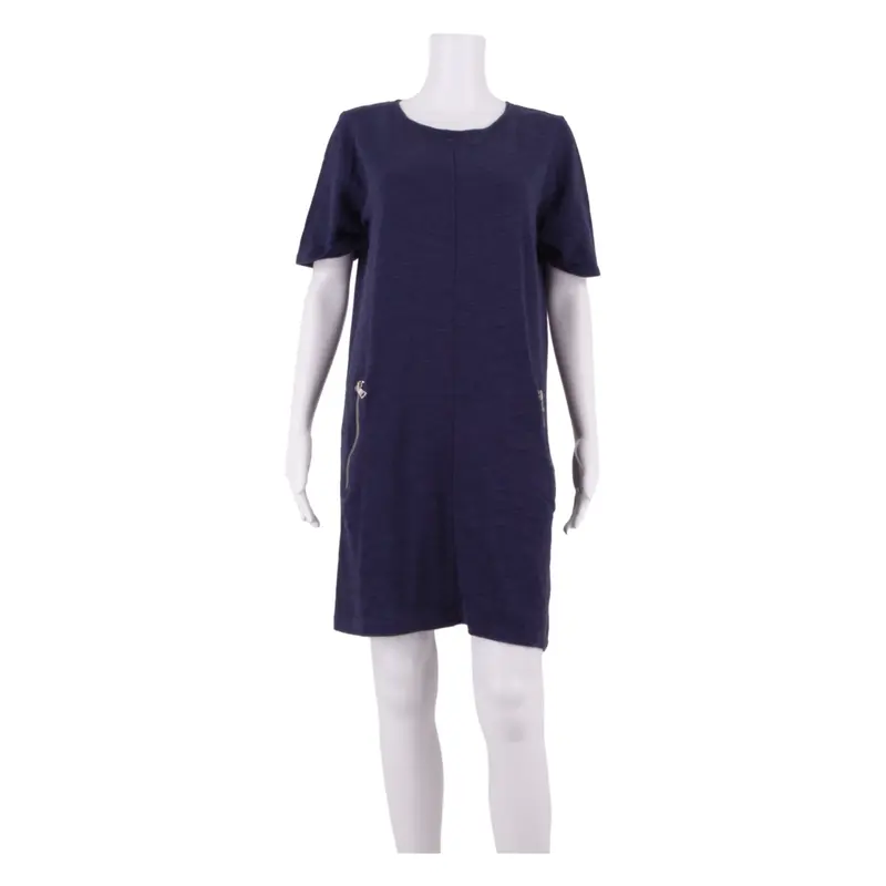 GAP Womens T-Shirt Dress Blue Short Sleeve Knee Length M