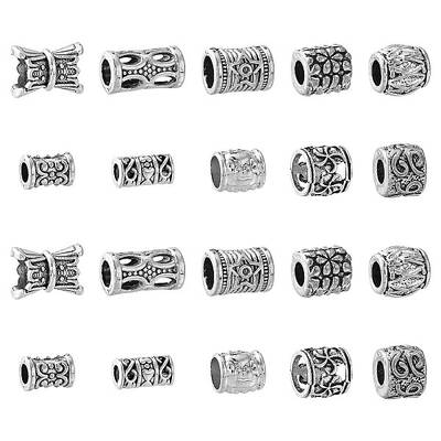 100Pcs 10 Style Alloy European Beads