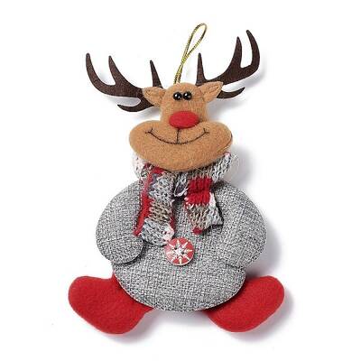 Christmas Polyester with Resin Pendant Decorations