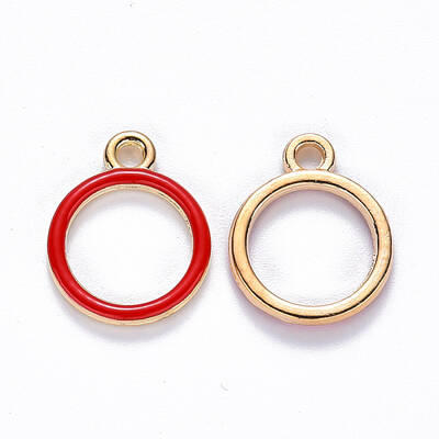Alloy Enamel Pendants