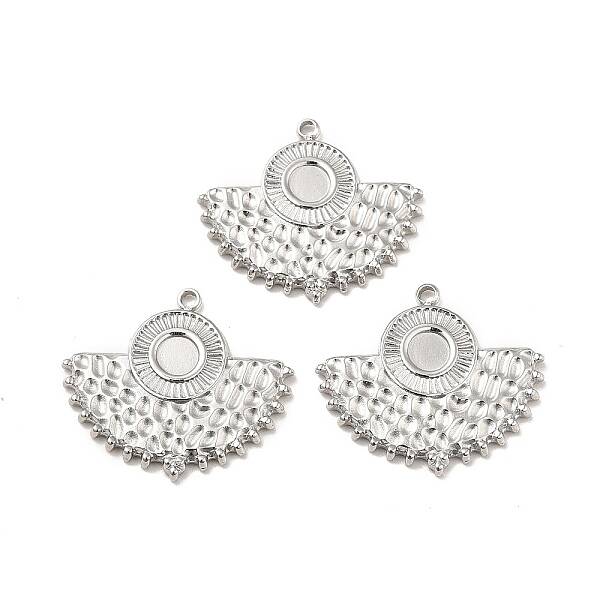 Non-Tarnish 304 Stainless Steel Pendant Cabochon Settings