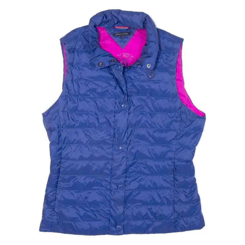 TOMMY HILFIGER Insulated Puffer Gilet Blue Nylon Womens S