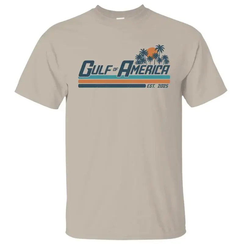 Gulf of America Shirt, Gulf Coast Shirt, Texas Mississippi Florida Beach Crewneck Unisex Cotton T-shirt for Men for Women
