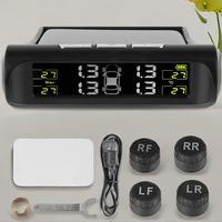 Car Tire Pressure Monitoring System, Vehicle Tyre Temperature Monitor, USB/Solar TPMS, Universal Auto Security Alarm Systems,...