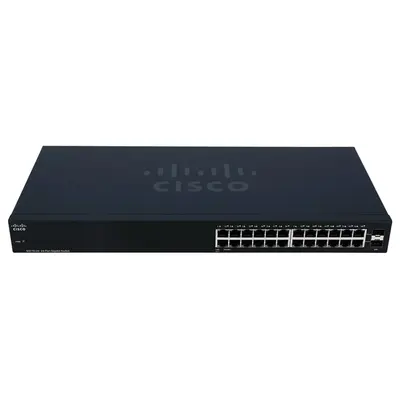 Cisco SG110-24-NA-RF | Small Business 110 Series SG110-24 24 x Ports 10/100/1000Base-T + 2 x Ports SFP (Mini-GBIC) Layer 2 Un...