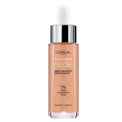 True Match Nude (Plumping Colored Serum) 30 ml - Shade: 3-4 Light Medium