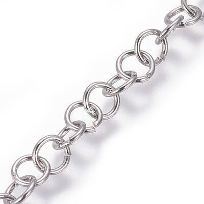 Tarnish Resistant 304 Stainless Steel Rolo Chains