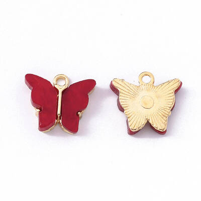 Alloy Acrylic Pendants