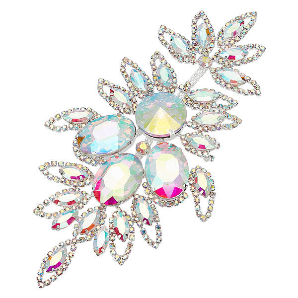 1Pc Brass Rhinestone Appliques