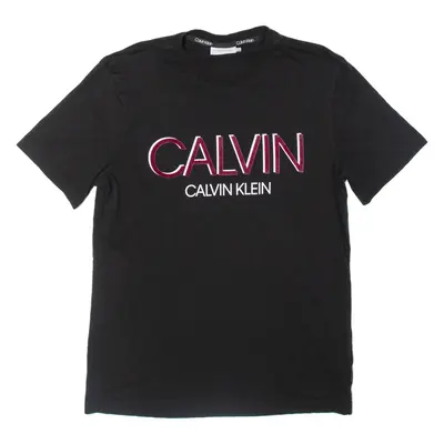 CALVIN KLEIN Mens T-Shirt Black M