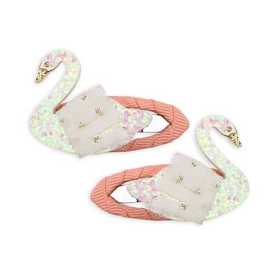 Cloth Covered Snap Hair Clips