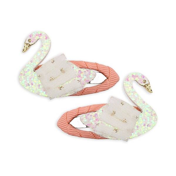 Cloth Covered Snap Hair Clips