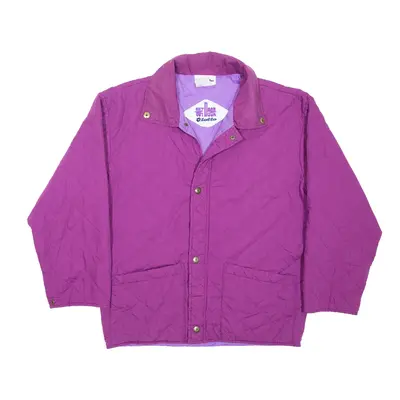 LOTTO Outdoor Purple Quilted Jacket M