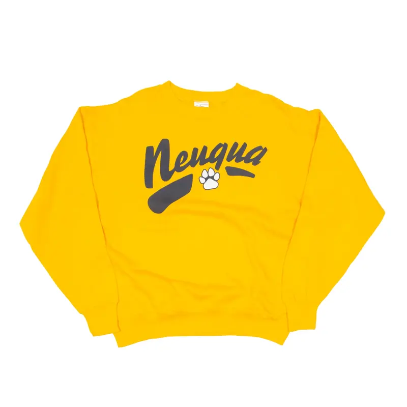 THE COTTON EXCHANGE Neuqua USA Sweatshirt Yellow Mens L