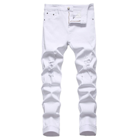 JUNBAOSS Mens Slim Fit Stretch Jeans Ripped Skinny Jeans for Men, Distressed Straight Leg Casual Fashion Comfort Flex Waist D...