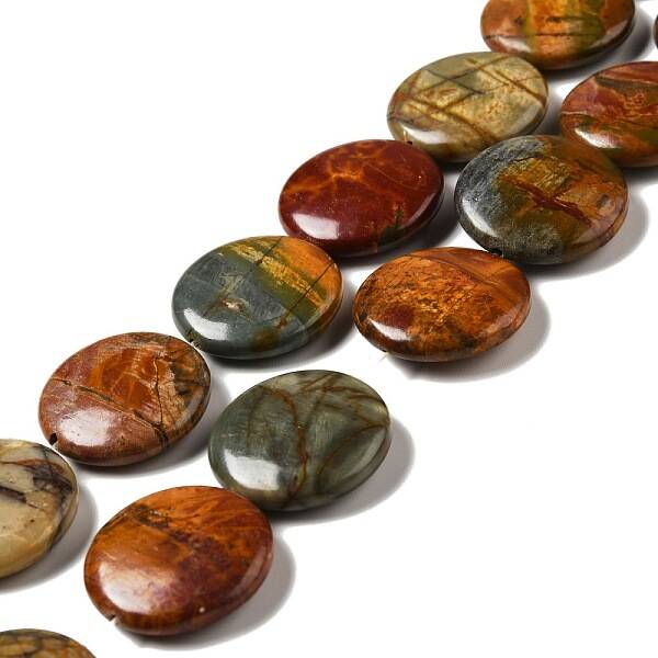 Natural Picasso Stone/Picasso Jasper Beads Strands