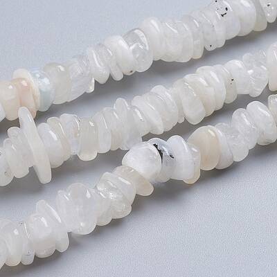 Natural Rainbow Moonstone Strands