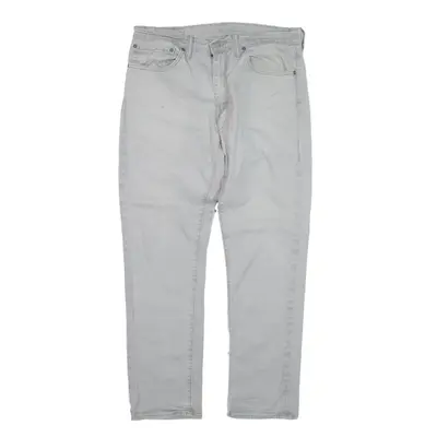 LEVI'S 511 Trousers Grey Slim Tapered Mens W34 L30