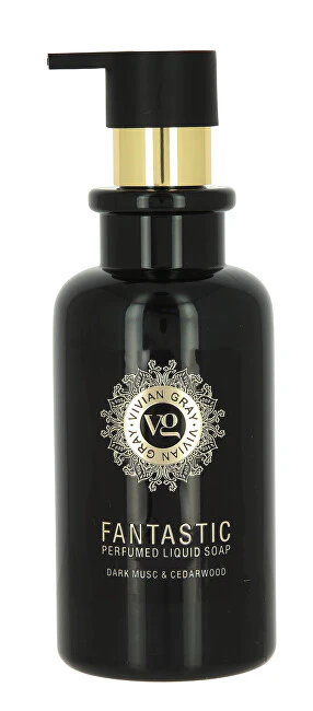 Vivian Gray Sapone Liquido Per Le Mani Fantastic Dark Musk & Cedarwood (Sapone Liquido Profumato) 300 Ml